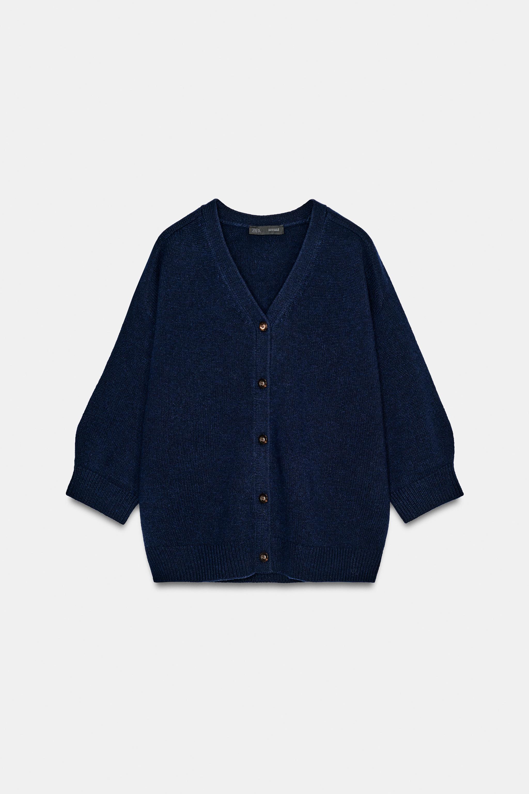GILET 100% LAINE MANCHES BOUFFANTES